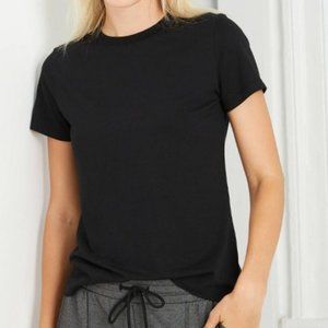 Plain black tee